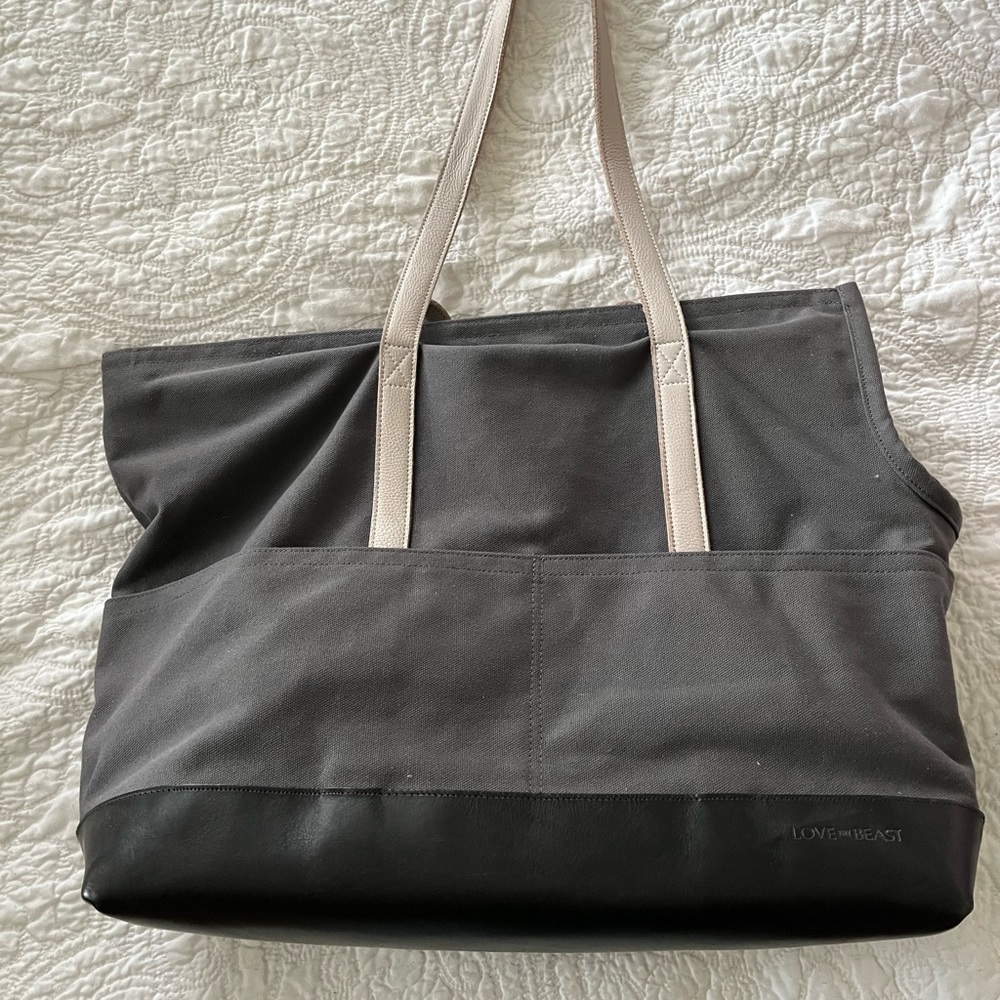 Love thy beast dog tote